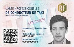Demande de carte professionnelle