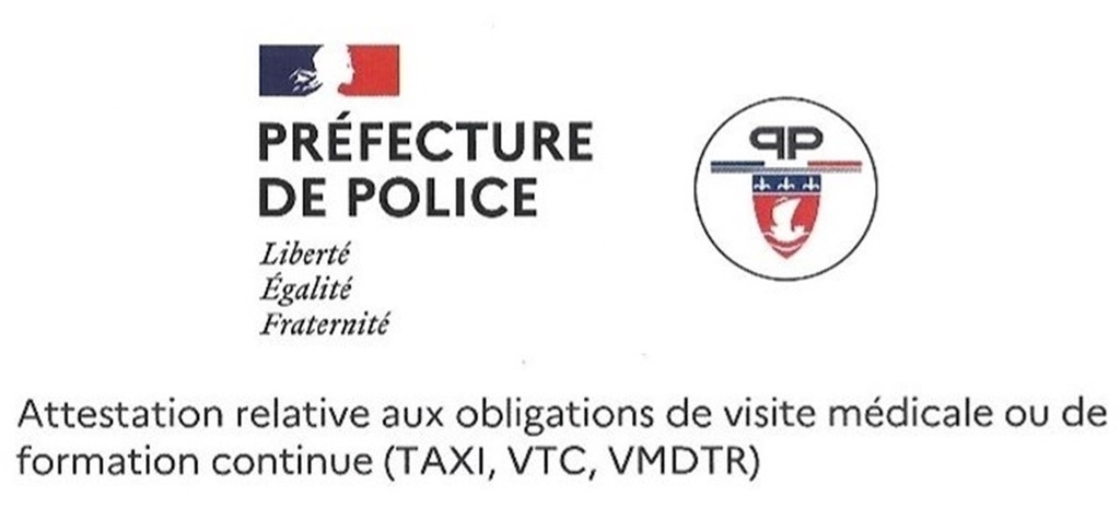 Demande d'attestation préfectorale