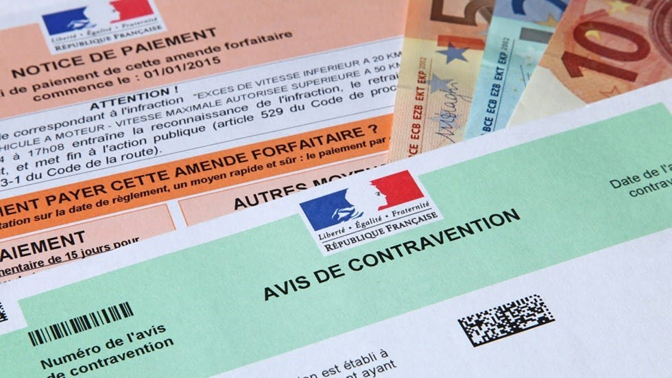 Payer une contravention