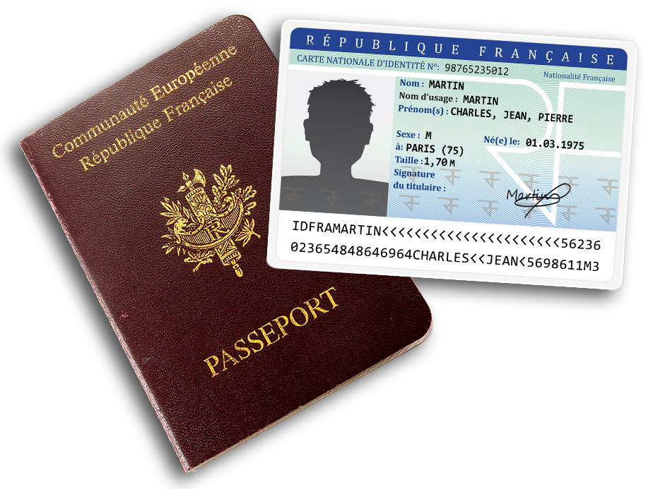 Carte d'identité ou passeport